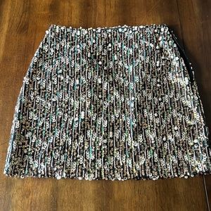 Corey Lynn Calter sequin skirt xs